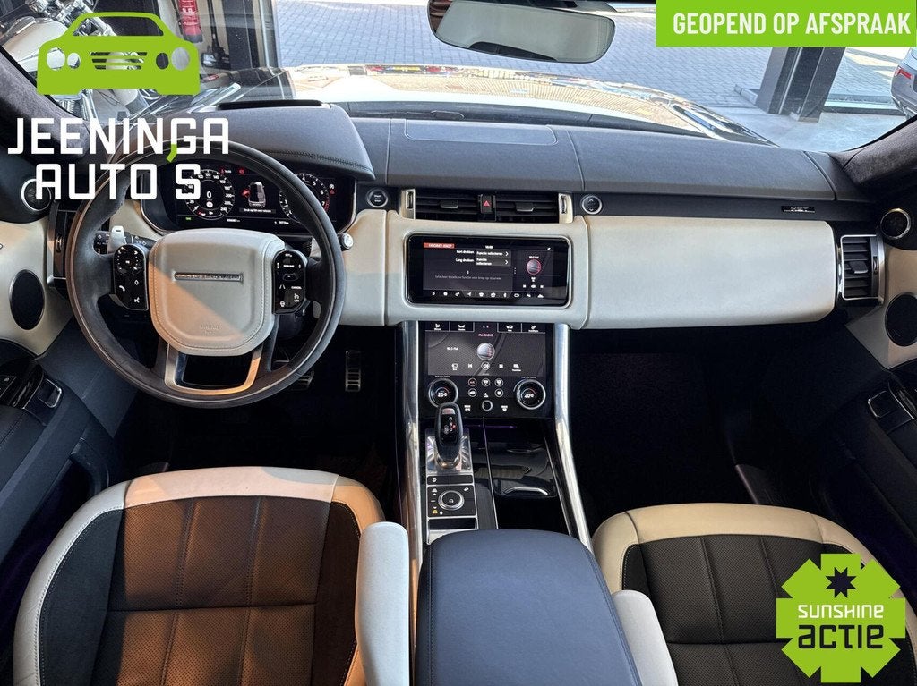 Land Rover Range Rover Sport P400 HST Dynamic Stealth|360Cam, Auto's, Land Rover, Automaat, Gebruikt, Startonderbreker, Bedrijf