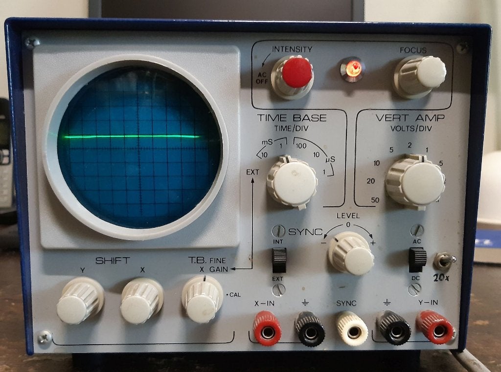 Oscilloscoop, Ophalen, Gebruikt, Elektriciteit