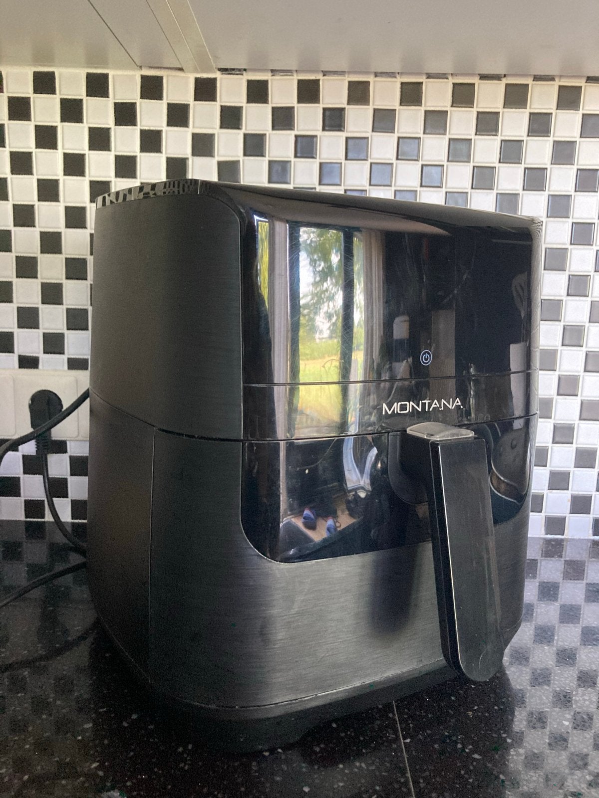 Montana Airfryer XXL met accessoires -keramisch, Ophalen, Minder dan 45 cm, Overige merken, Hete lucht