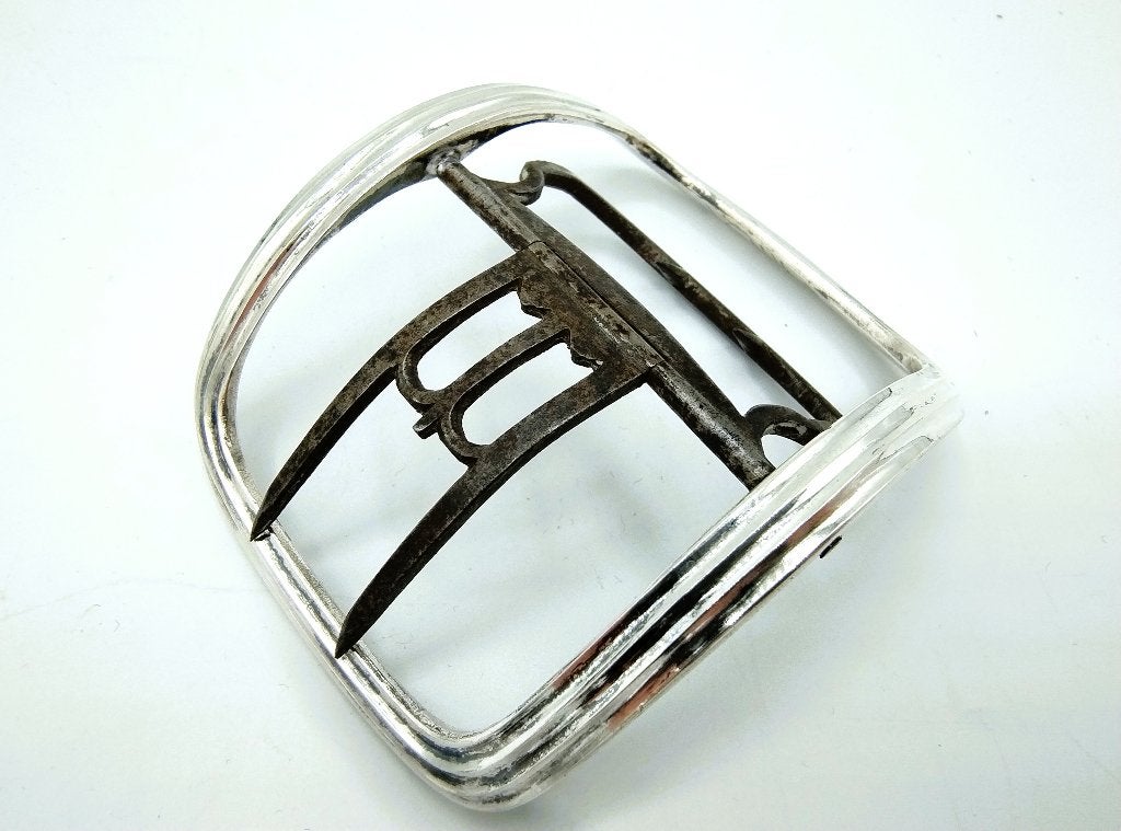 Zilveren gesp, L.J. Dupret, Halle, ca. 1810, Verzenden, Zilver