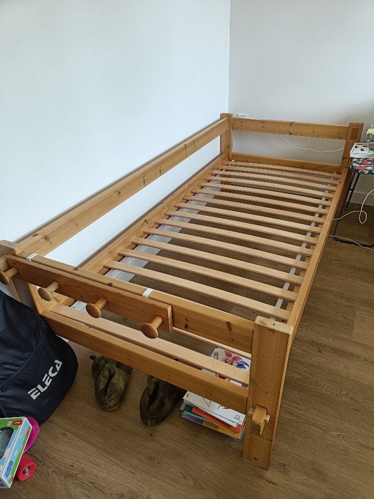 Lifetime eenpersoons bed, Ophalen, Gebruikt, 180 cm of meer, 85 tot 100 cm
