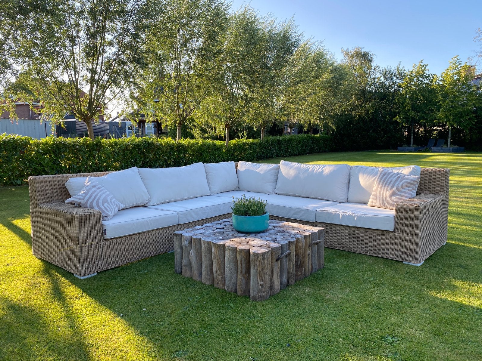 Beach 7 club collection Luxe loungeset., Ophalen, Zo goed als nieuw, Wicker