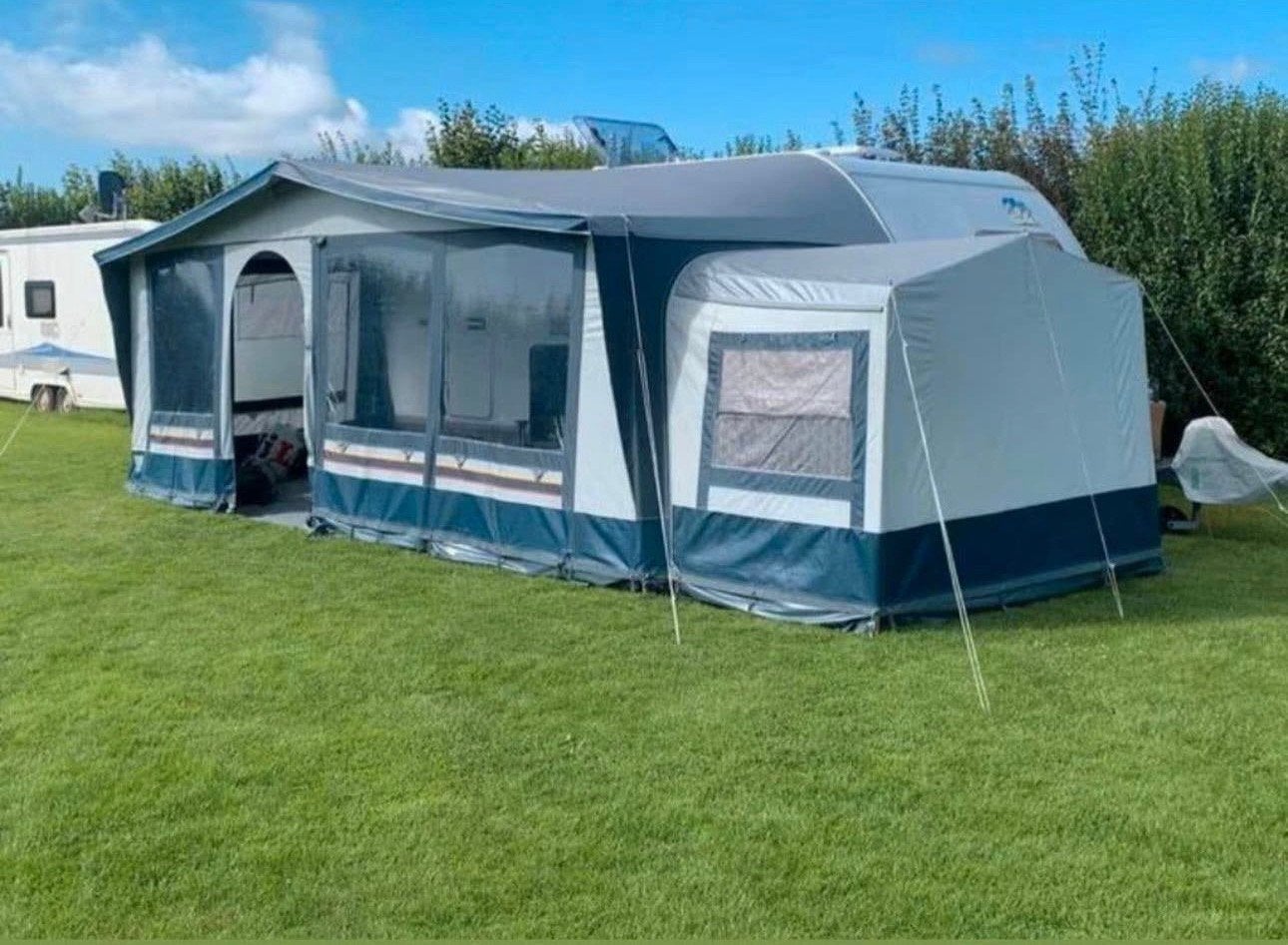 Obelink voortent met zijhok maat 13, Caravans en Kamperen, Ophalen, Zo goed als nieuw, Meer dan 6