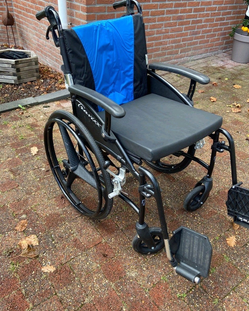 Rolstoel Travixx Comfort Lite Plus , Taxi vervoer gekeurd, Diversen, Ophalen of Verzenden, Inklapbaar, Zo goed als nieuw, Duwrolstoel
