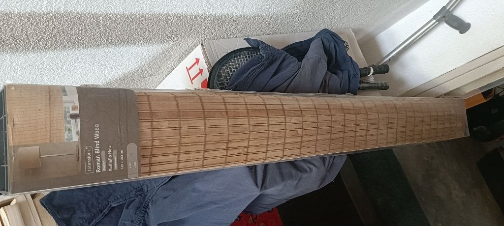 Rolgordijnen en lamelen van hout en riet look, Huis en Inrichting, Stoffering | Gordijnen en Lamellen, 100 tot 150 cm, Nieuw, Ophalen of Verzenden