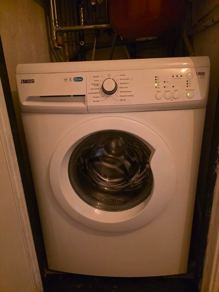 Wasmachine, Zanussi Lindo 100, Ophalen, Gebruikt, Handwasprogramma, Voorlader