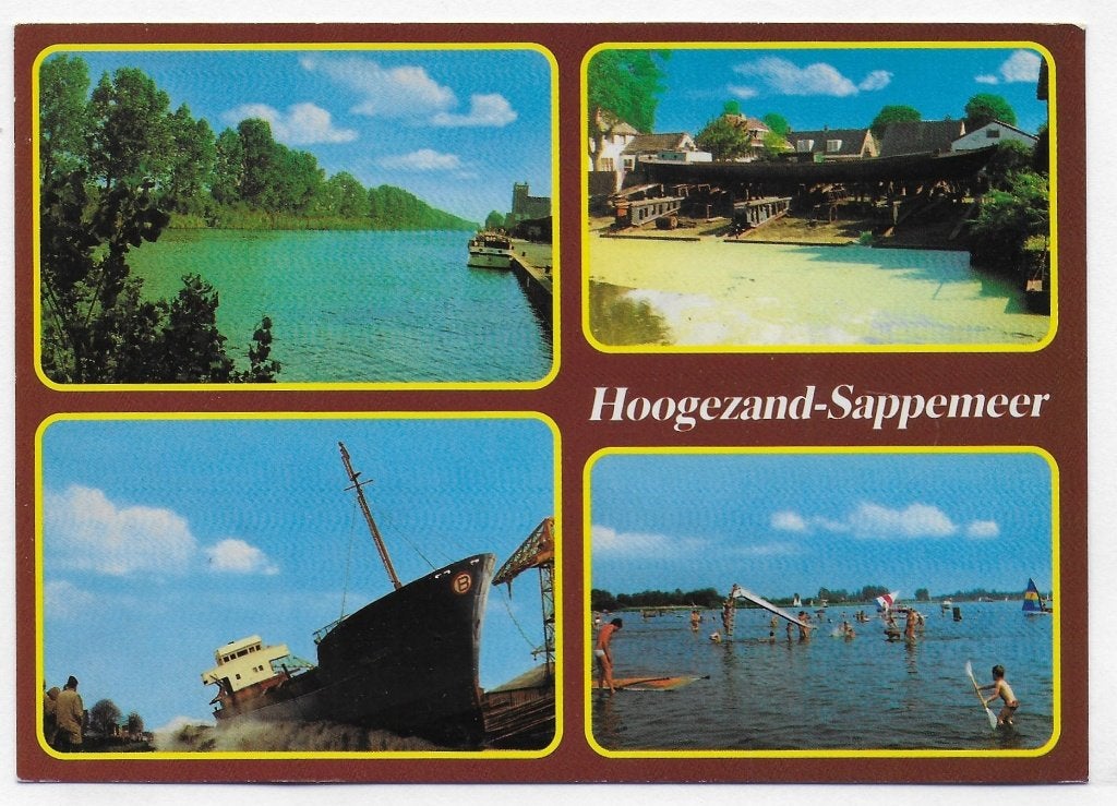 Hoogezand - Sappemeer ongelopen Ansichtkaart H1, Verzamelen, Ansichtkaarten | Nederland, Ophalen of Verzenden, 1980 tot heden