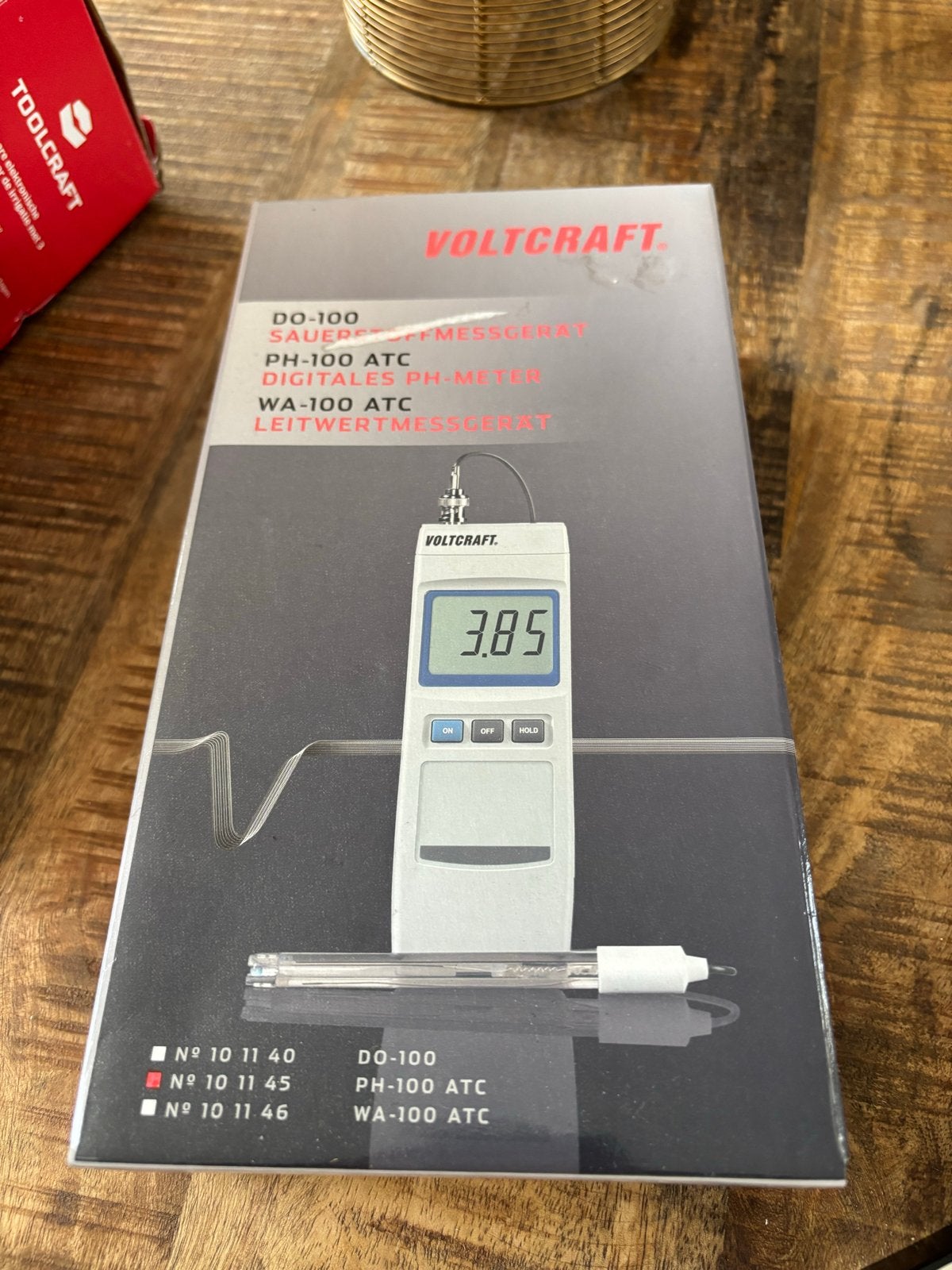 VOLTCRAFT PH-100 ATC pH-meter - Nieuw in doos, Ophalen of Verzenden, Nieuw, Overige meters