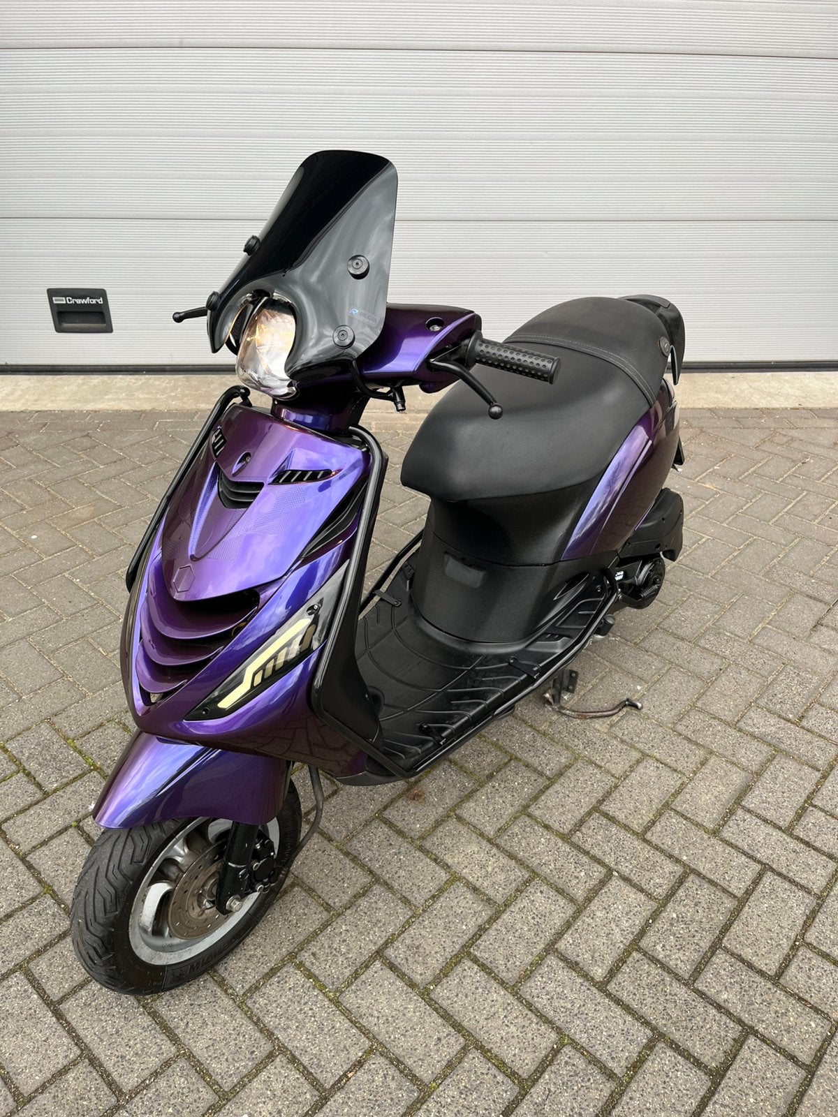Piaggio zip 4 takt 50cc 2v Twilight Paars Full Option, Ophalen of Verzenden, Zo goed als nieuw, Benzine
