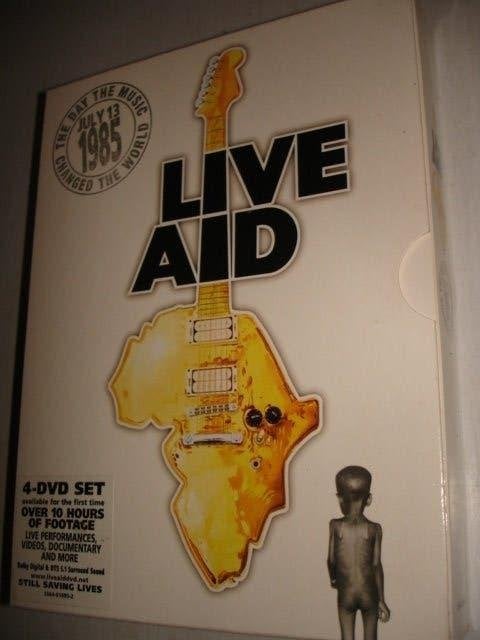 Live Aid- Live AID- 1985- Witte BOX- LUXE BOXSET- 4-DVD-, Cd's en Dvd's, Alle leeftijden, Verzenden, Zo goed als nieuw