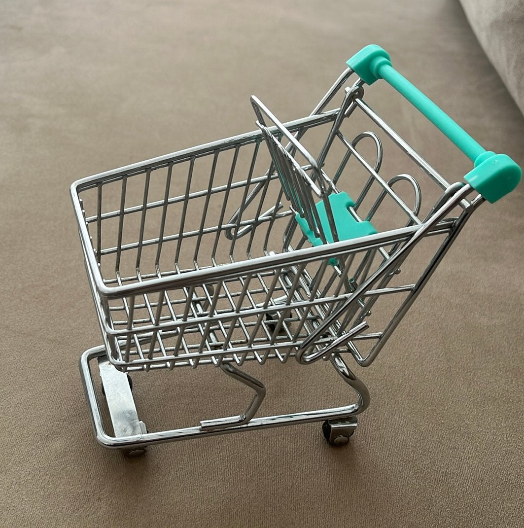 Mini boodschappenkar, Ophalen of Verzenden, Gebruikt, Overige materialen