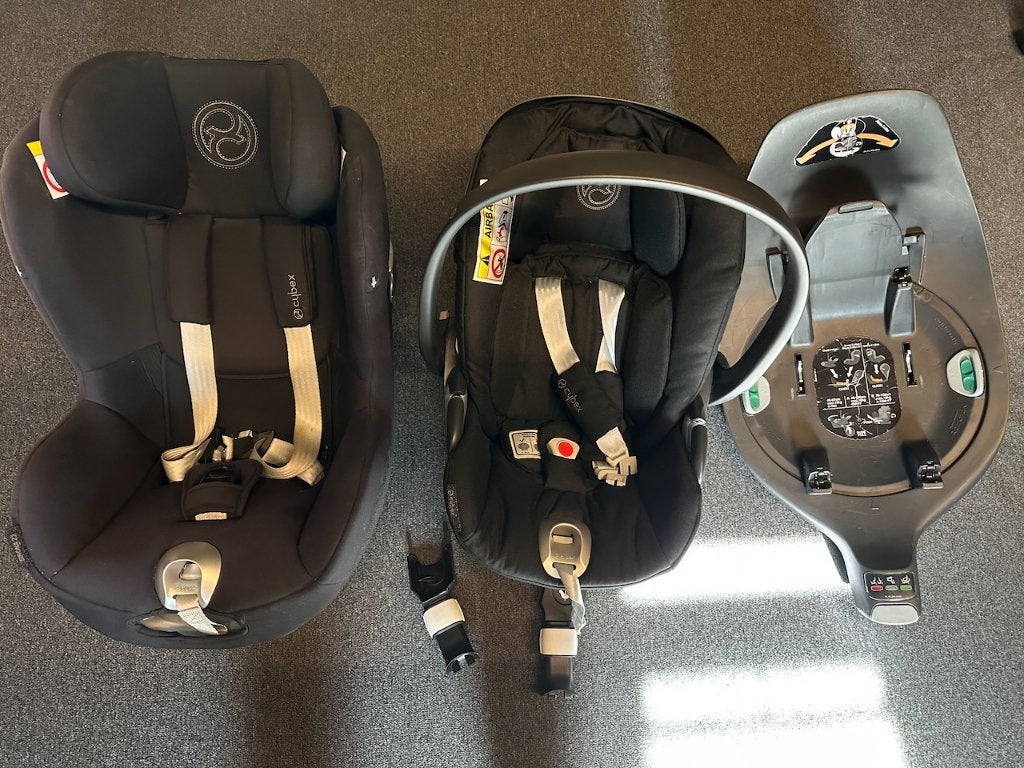 Cybex Sirona Z Base + Sirona Z2 + Cloud Z, Verstelbare rugleuning, 0 t/m 18 kg, Zo goed als nieuw, Isofix