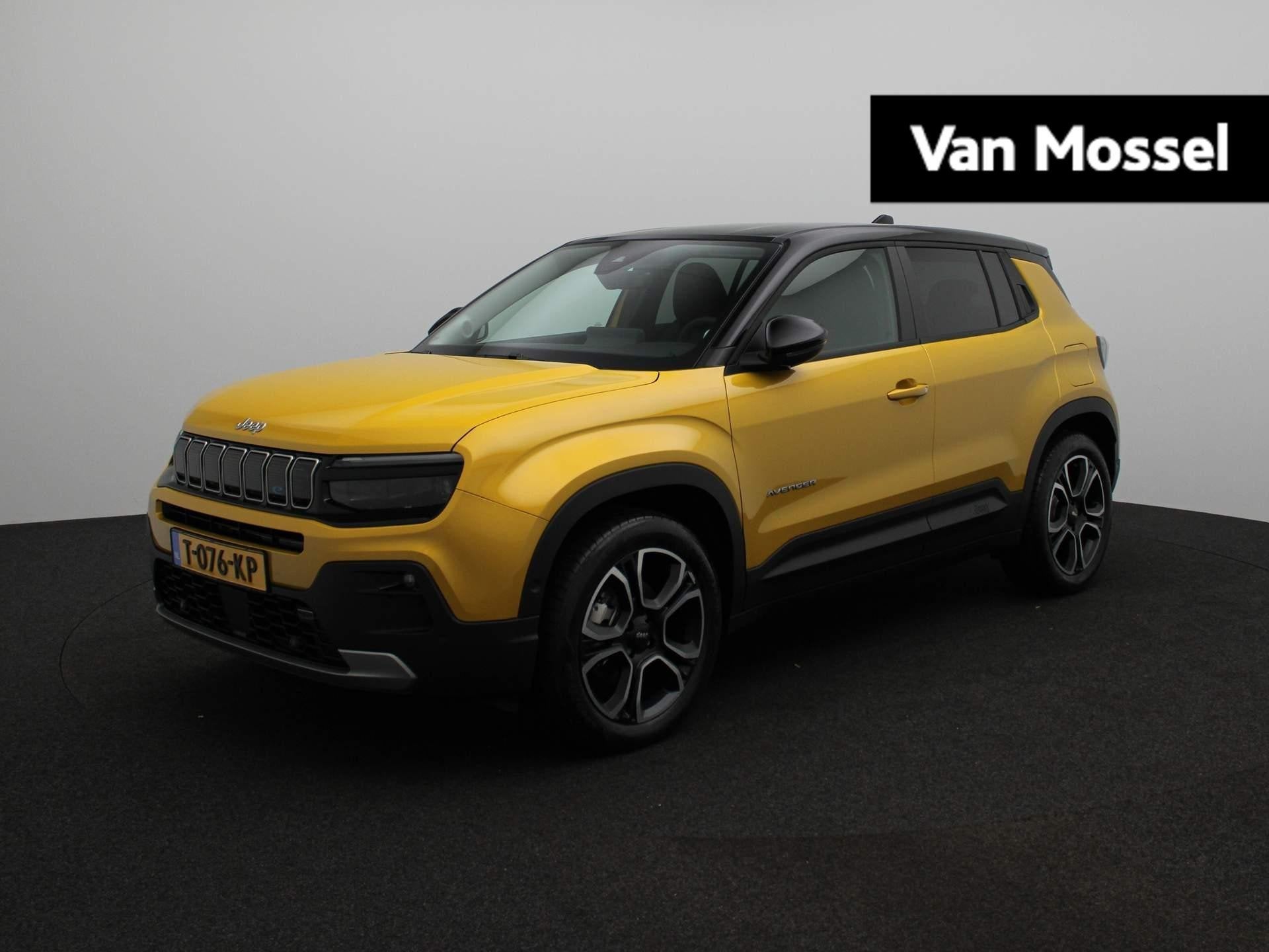 Jeep Avenger Summit 54 kWh | NAV | Carplay | CAM | PDC | ECC, Auto's, Jeep, Zwart, 156 pk, SUV of Terreinwagen, 34 min