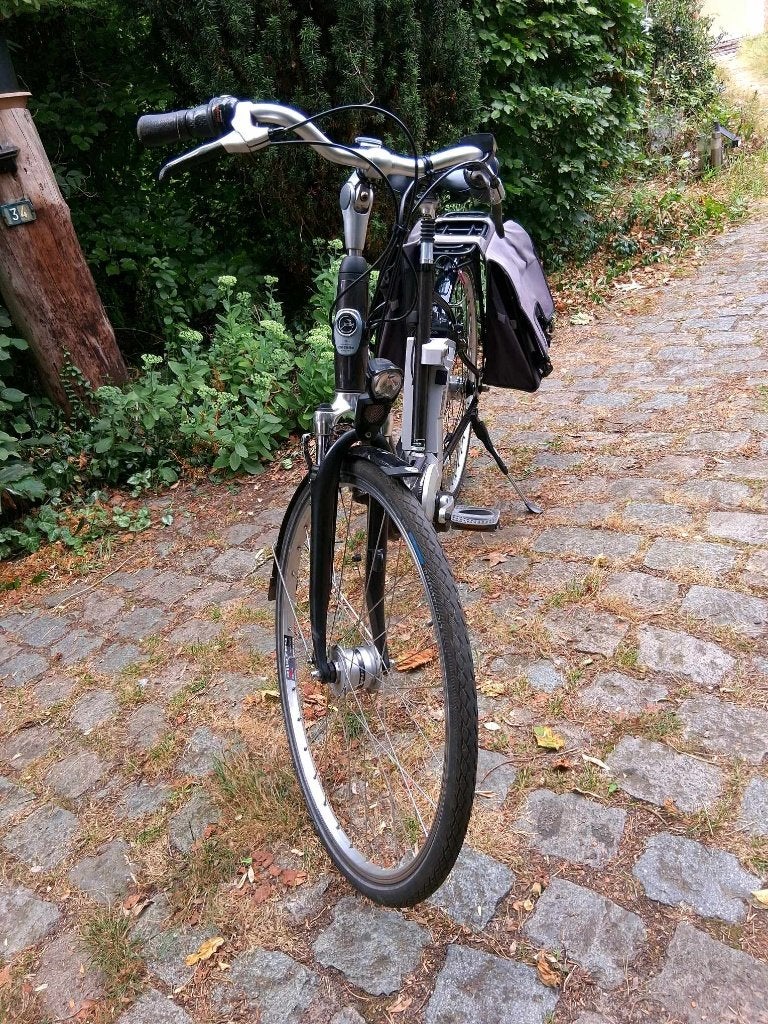 Gazelle elektrische fiets, Fietsen en Brommers, Elektrische fietsen, Ophalen, Zo goed als nieuw, 50 km per accu of meer, 55 tot 59 cm