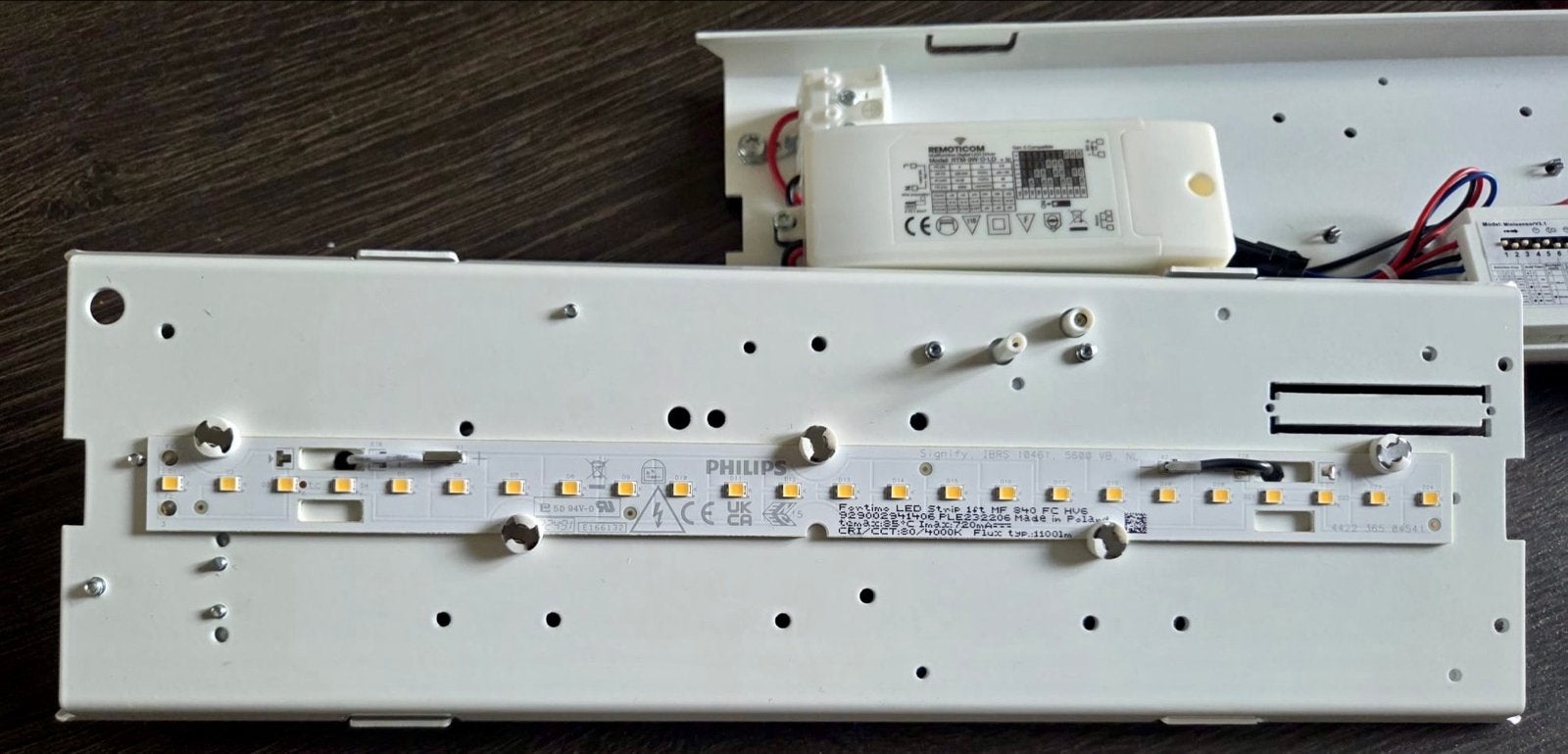 Philips LED-paneel t.b.v. PVX opbouwbak, Metaal, Met sensor, Philips, Overige fittingen