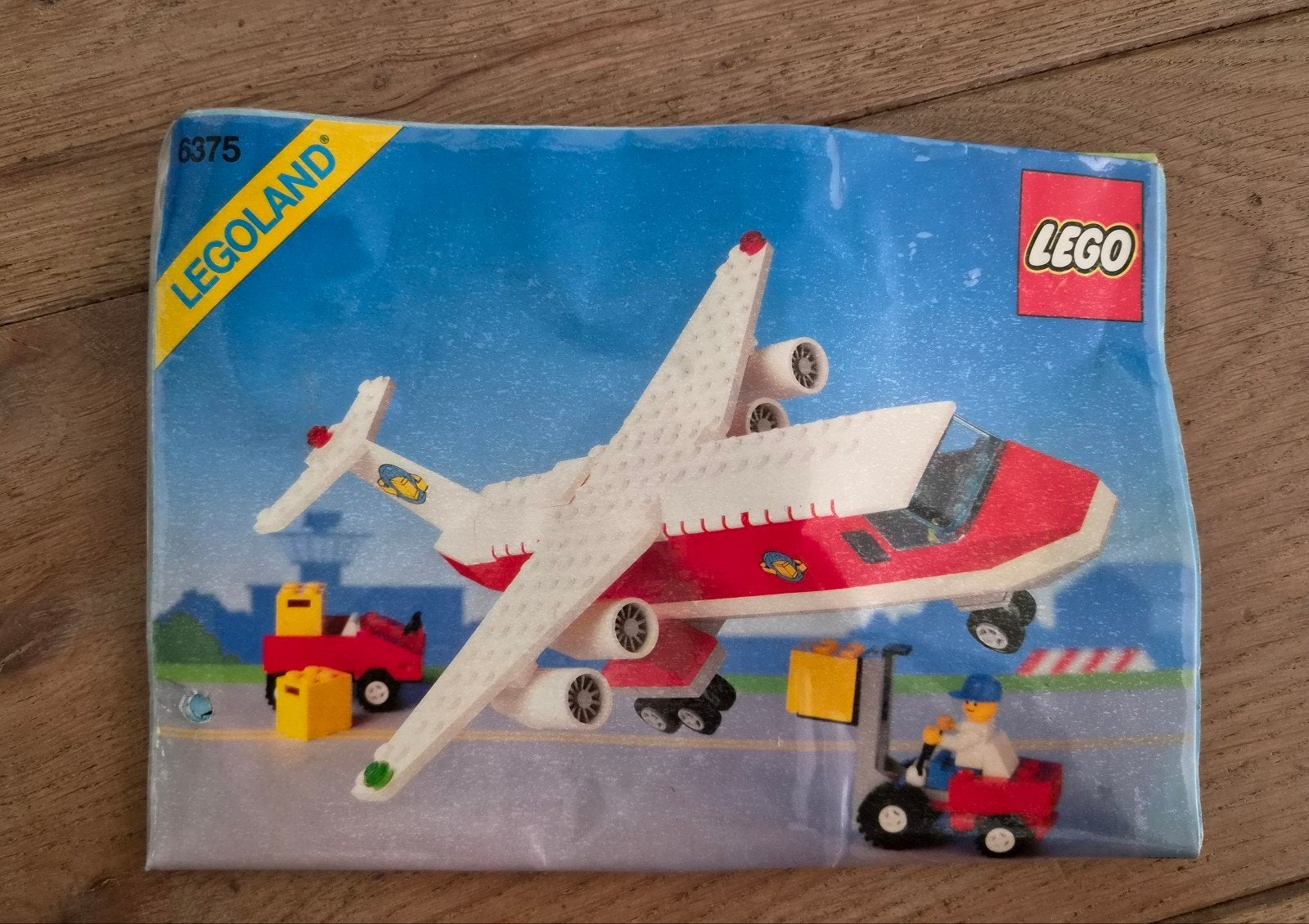 LEGO Legoland Vliegtuig 6375 met minifiguren en boekje, Ophalen of Verzenden