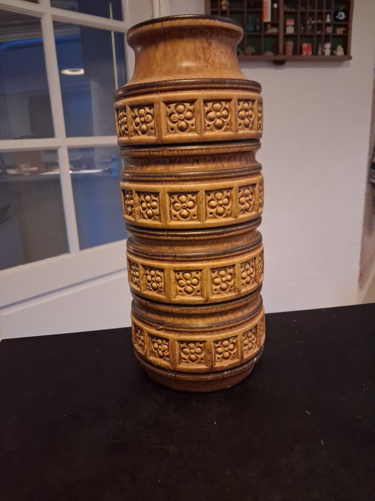 Vintage West Germany Keramiek Vaas 268-30 - 30 cm hoog, Ophalen of Verzenden