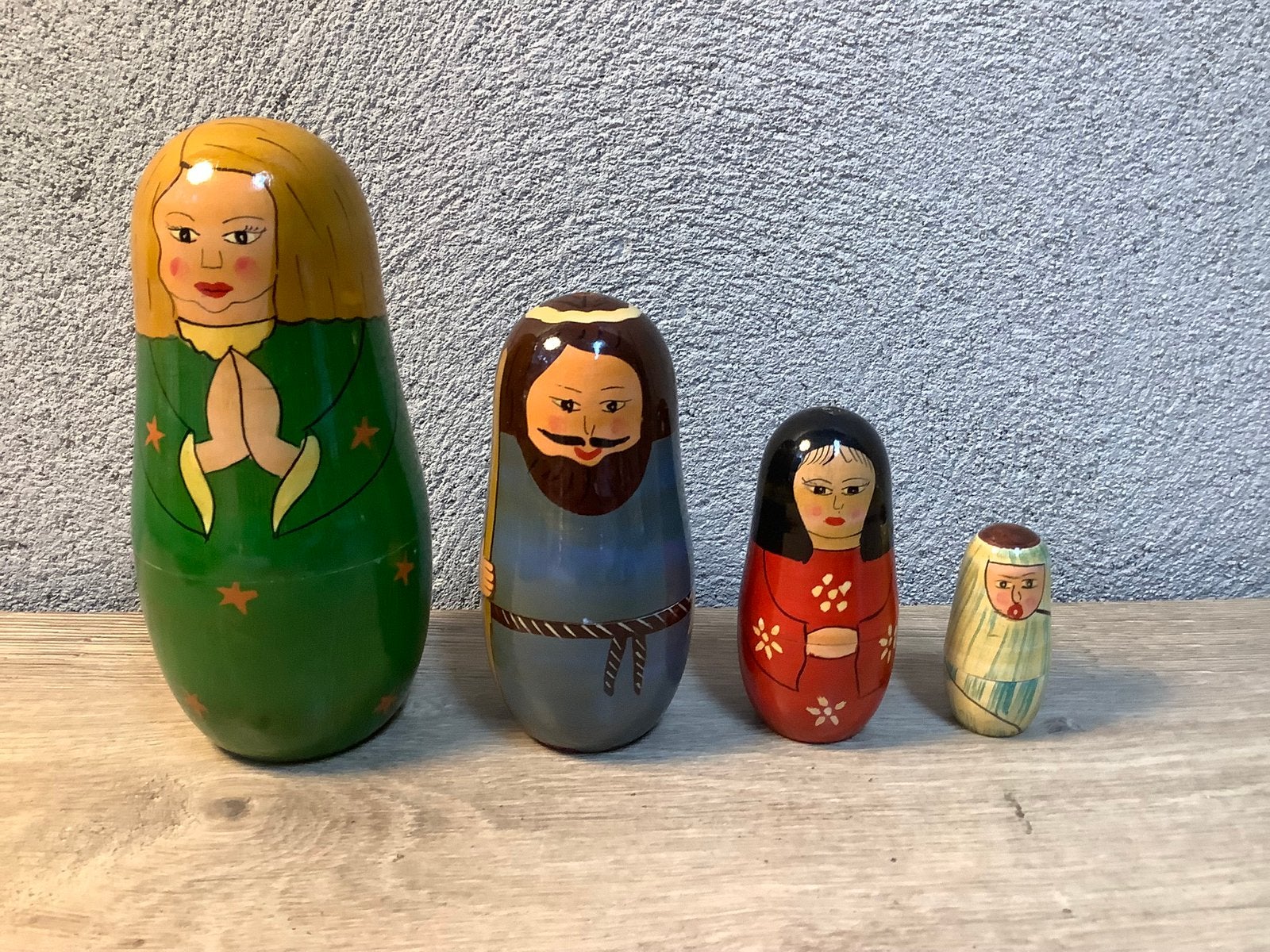 Vintage matroesjka Maria, Ophalen of Verzenden, Gebruikt
