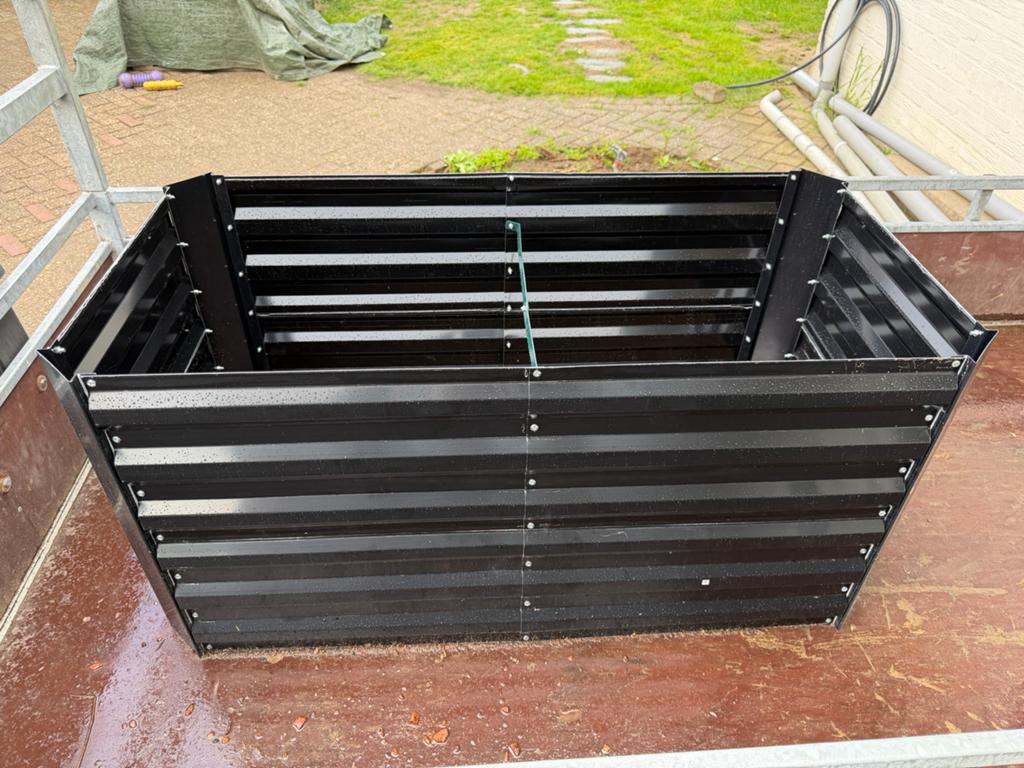 moestuinbakken 2 stuks, Tuin en Terras, Bloembakken en Plantenbakken, Ophalen, Nieuw, Hout, Tuin