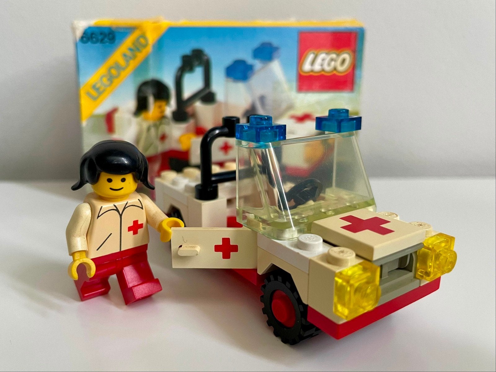 LEGO Legoland 6629 Ambulance, Kinderen en Baby's, Speelgoed | Duplo en Lego, Gebruikt, Lego, Ophalen of Verzenden, LEGOLAND