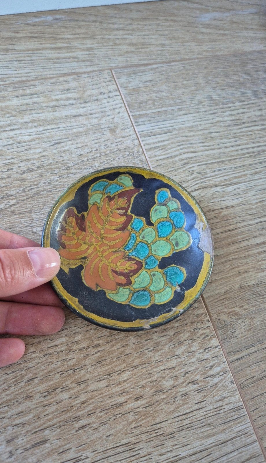 Plateel Gouda klein schoteltje - Uniek handgeschilderd, Ophalen of Verzenden