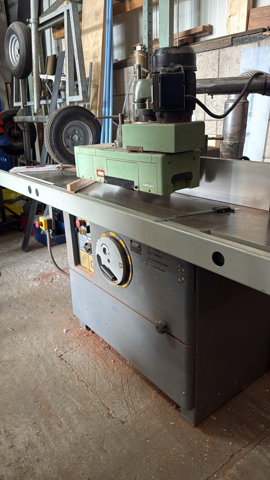 Freesmachine met complete Leitz set voor kozijnen, Ophalen, Gebruikt, Elektrisch, Overige soorten