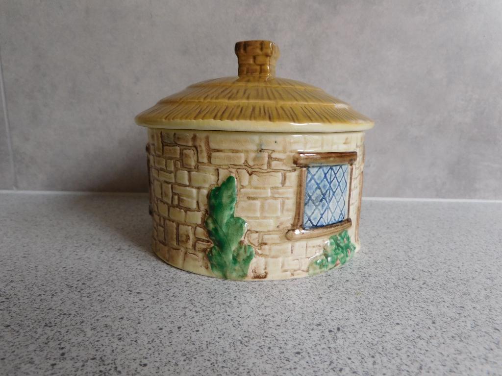 Voorraadpot 14 cm. Cottage Sylvac Ceramics Made in England, Ophalen of Verzenden