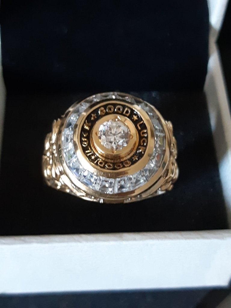Zware unieke 18K ring,  21gr.  Zie omschr., Ophalen, 20 of groter, Heer, Zo goed als nieuw