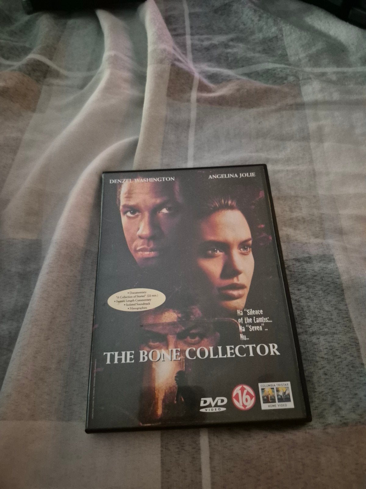 The Bone Collector DVD - Denzel Washington, Angelina Jolie, Psychologische thriller, Vanaf 16 jaar, Nederlands, Ophalen of Verzenden