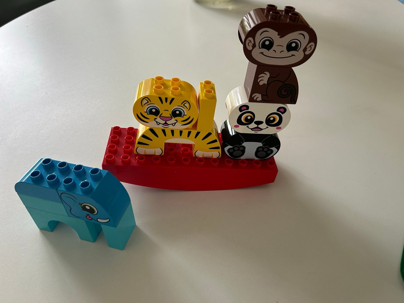 LEGO Duplo 10884 Balancerende Dieren, Kinderen en Baby's, Ophalen of Verzenden, Zo goed als nieuw, Compleet, Duplo