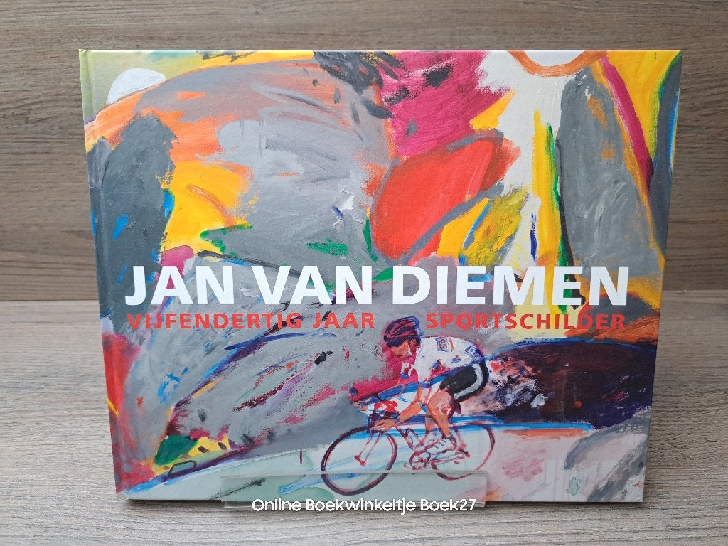 Jan van Diemen - vijfendertig jaar sportschilder, Ophalen of Verzenden, Zo goed als nieuw, Schilder- en Tekenkunst, Marc Couwwenbergh
