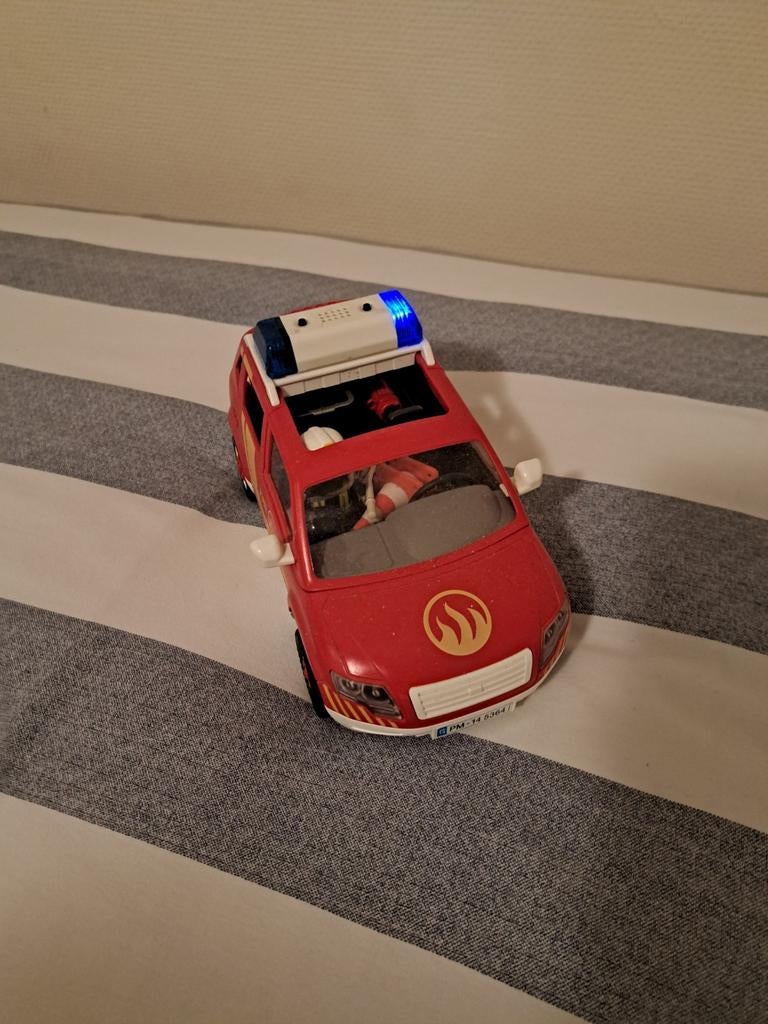 Playmobil brandmeistervoertuig, Ophalen of Verzenden, Zo goed als nieuw, Overige merken
