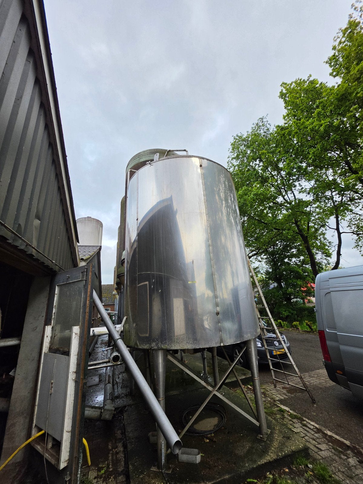 Geïsoleerde dikwandige RVS silo 12 kuub en tank 1 kuub, Ophalen of Verzenden, Overige typen