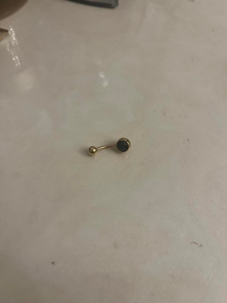 navel piercing, Ophalen of Verzenden, Nieuw, Overige materialen, Navelpiercing