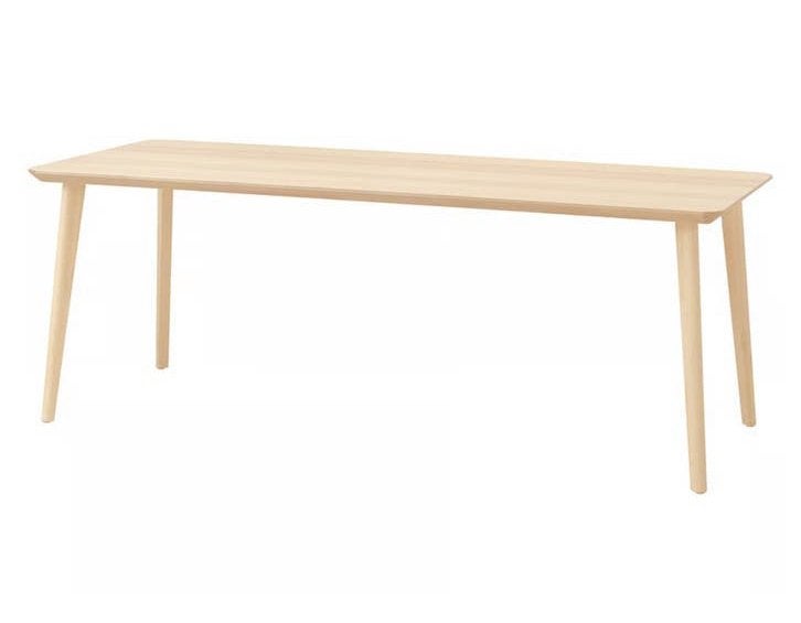 Eettafel essenfineer 200x78 cm, Huis en Inrichting, Tafels | Eettafels, Ophalen, 150 tot 200 cm, Zo goed als nieuw, Vijf personen of meer