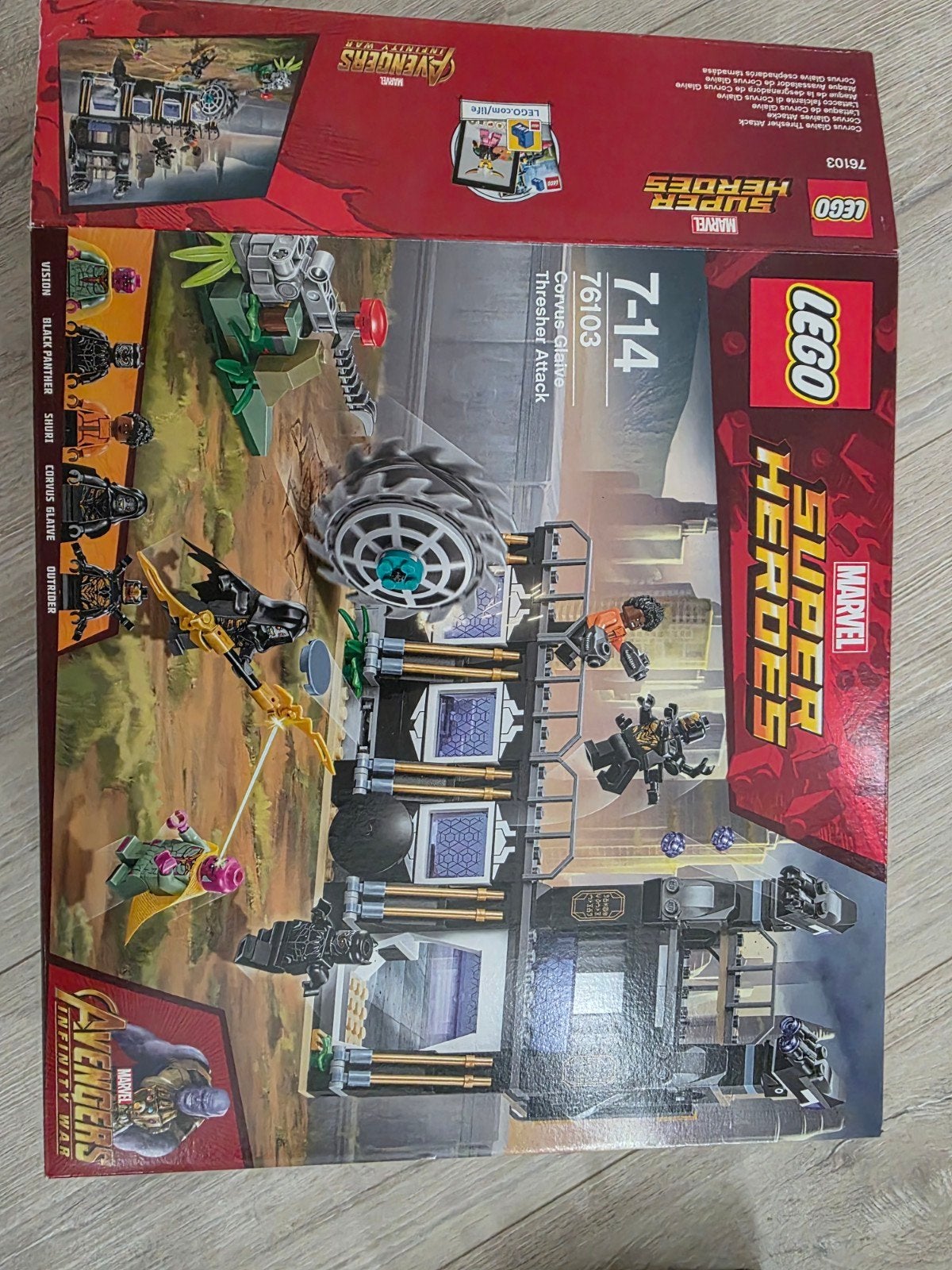 Uitgebreide Marvel LEGO Battle of Wakanda Set + Minifiguren, Ophalen of Verzenden