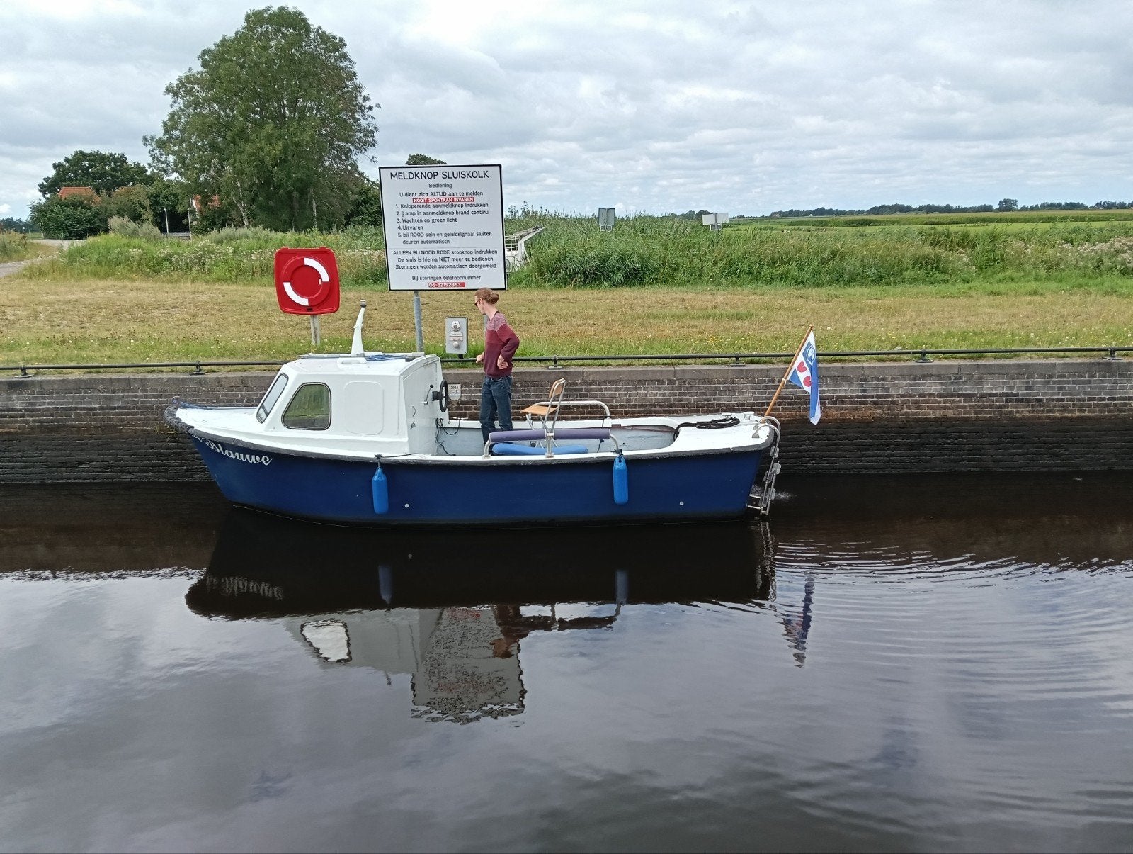 Compacte motorboot met zelflozende kuip - sloep, Ophalen, Gebruikt, Diesel, 5 m