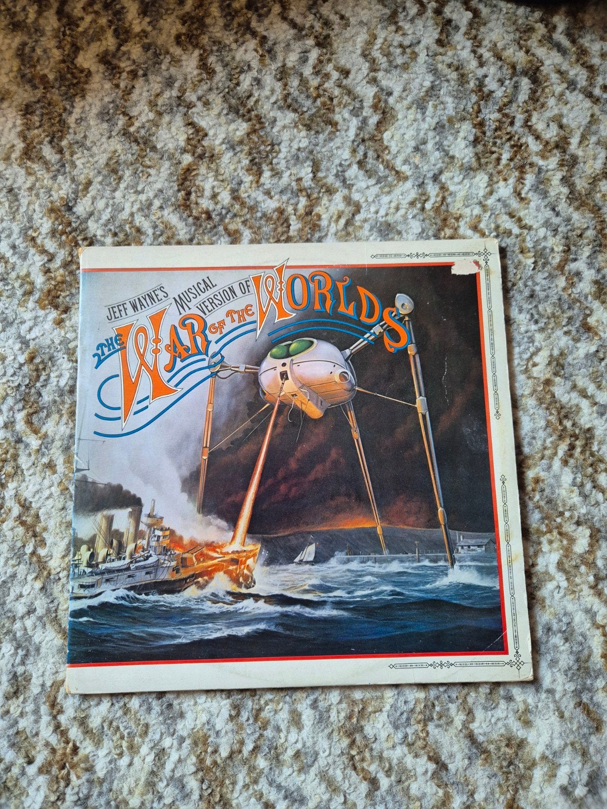 Jeff Wayne's Musical Version of The War of the Worlds LP, Ophalen, Rock, Gebruikt, Dubbel-LP