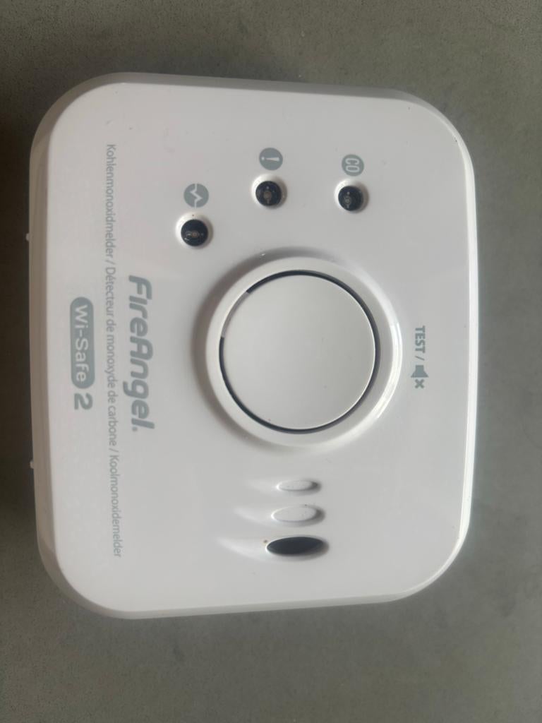 FireAngel Wi-Safe 2 Koolmonoxidemelder, Doe-het-zelf en Verbouw, Alarmsystemen, Gebruikt, Detector, Sensor of Melder, Ophalen of Verzenden
