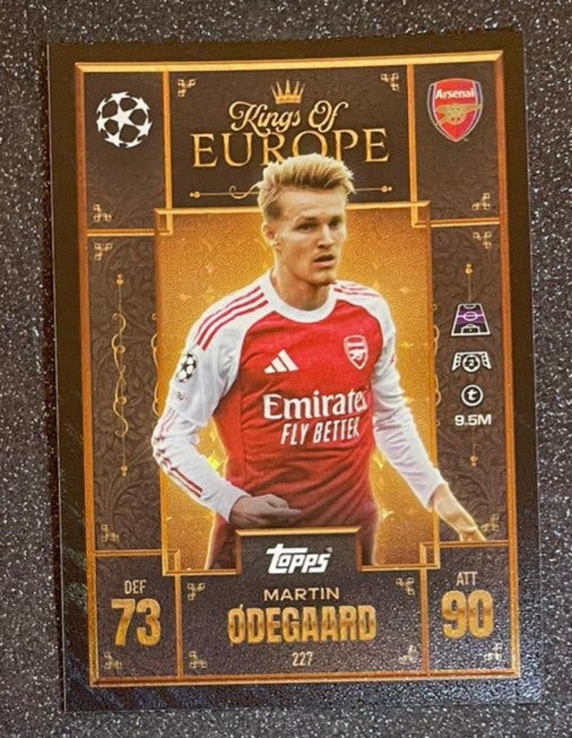 Topps MA EXTRA 25/26   KINGS OF EUROPE  ØDEGAARD  ARSENAL FC, Verzenden, Zo goed als nieuw, Plaatje