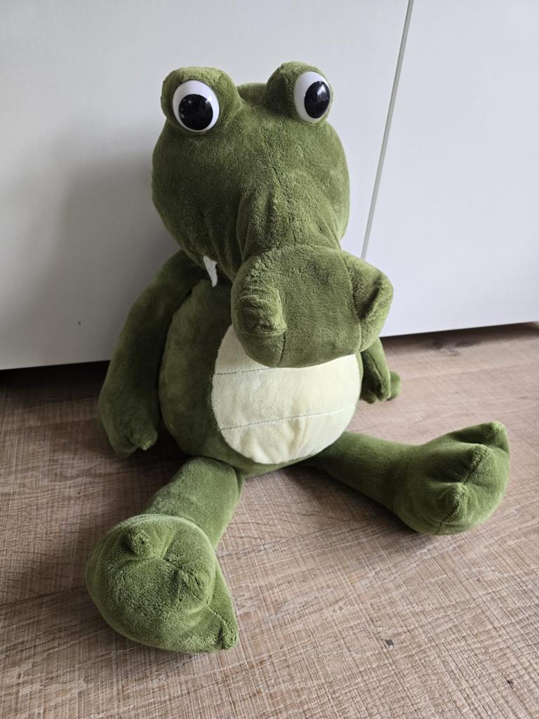 Knuffel krokodil, Ophalen of Verzenden, Zo goed als nieuw, Overige typen