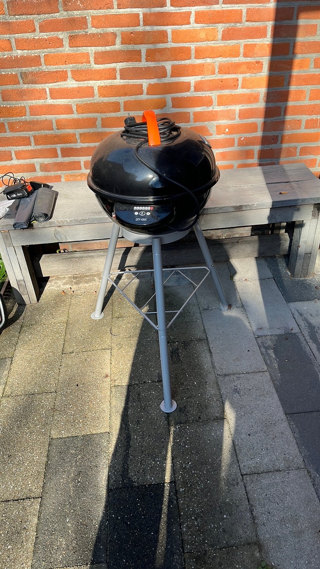 Barbecue op stroom, Ophalen, Zo goed als nieuw, Met accessoires