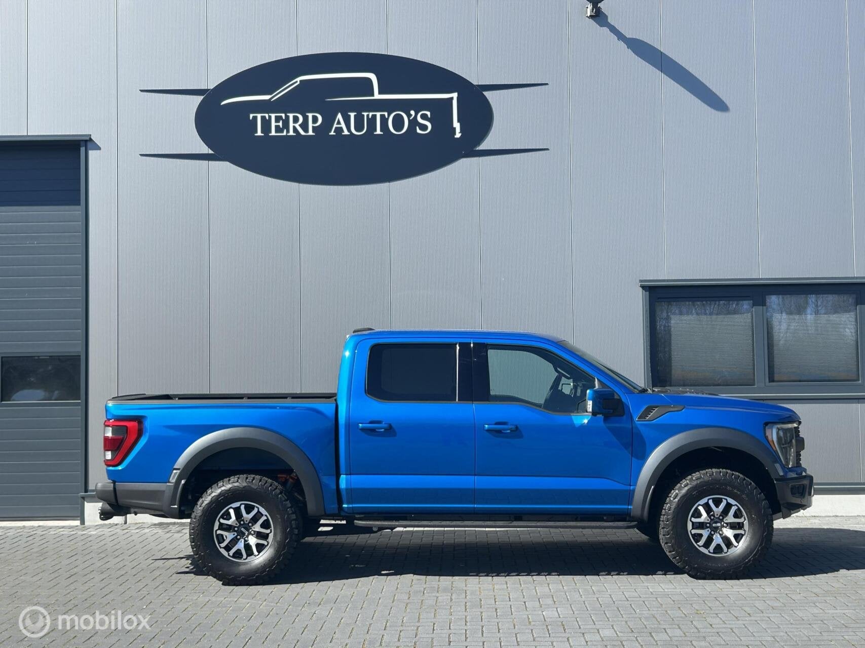 Ford F-150 Raptor (2022) | 3.5L V6 EcoBoost | 450 PK | Fox R, Auto's, Automaat, Gebruikt, Blauw, F-150