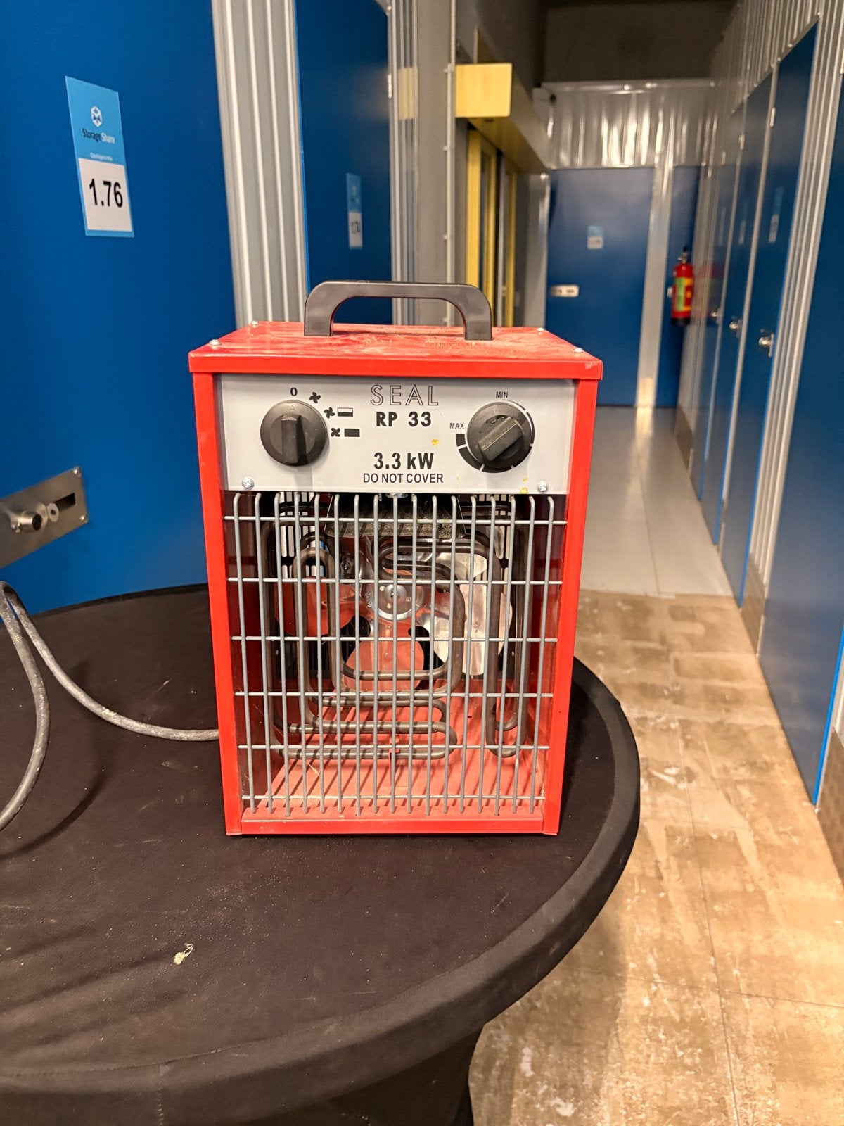 Elektrische kachel SEAL RP 33 - 3.3 kW, Ophalen, Gebruikt, Minder dan 30 cm, Kachel