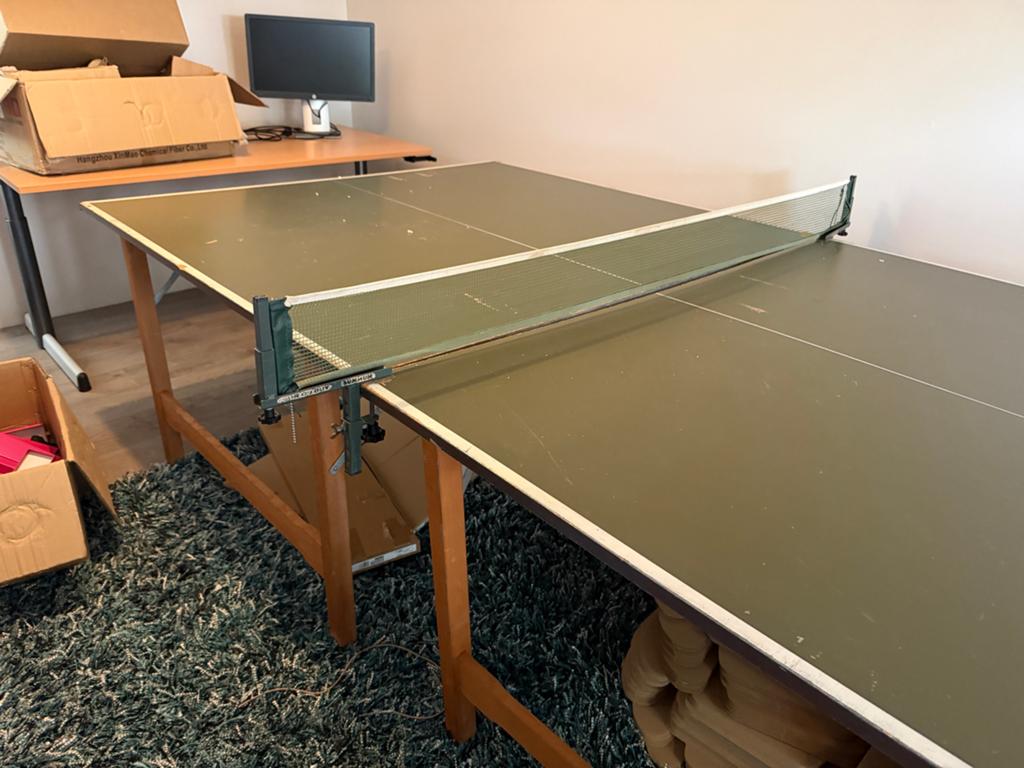 Tafeltennistafel, Sport en Fitness, Tafeltennis, Ophalen, Gebruikt, Tafel Indoor