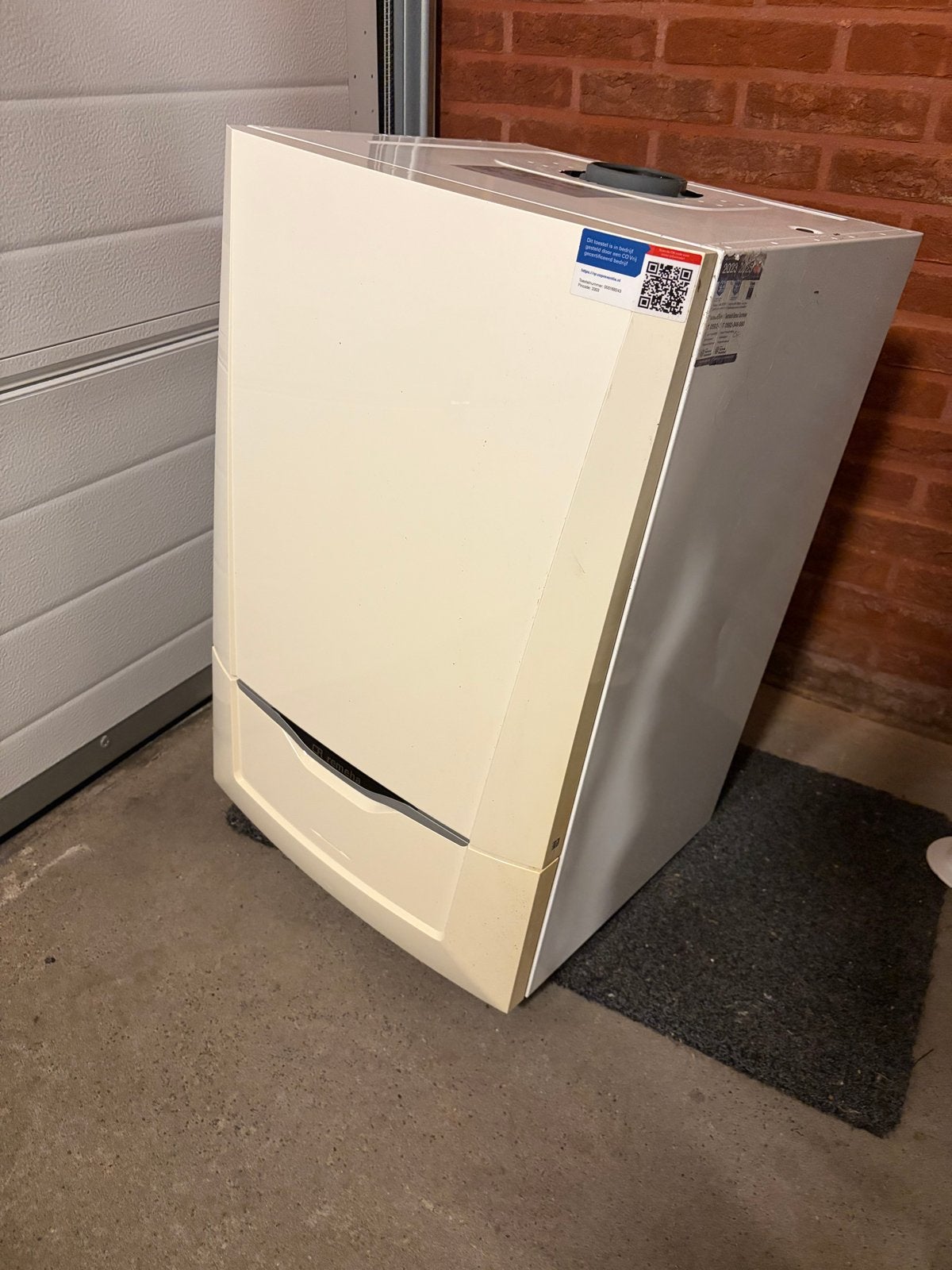 Remeha Calenta Ace 28C CCS CV-ketel met thermostaat, Ophalen, Gebruikt, Hoog rendement (Hr), Cv-ketel of Combi-ketel