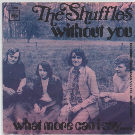 Nederbeat- The Shuffles- Without You, Gebruikt, Verzenden, 7 inch, Beschermende buitenhoes
