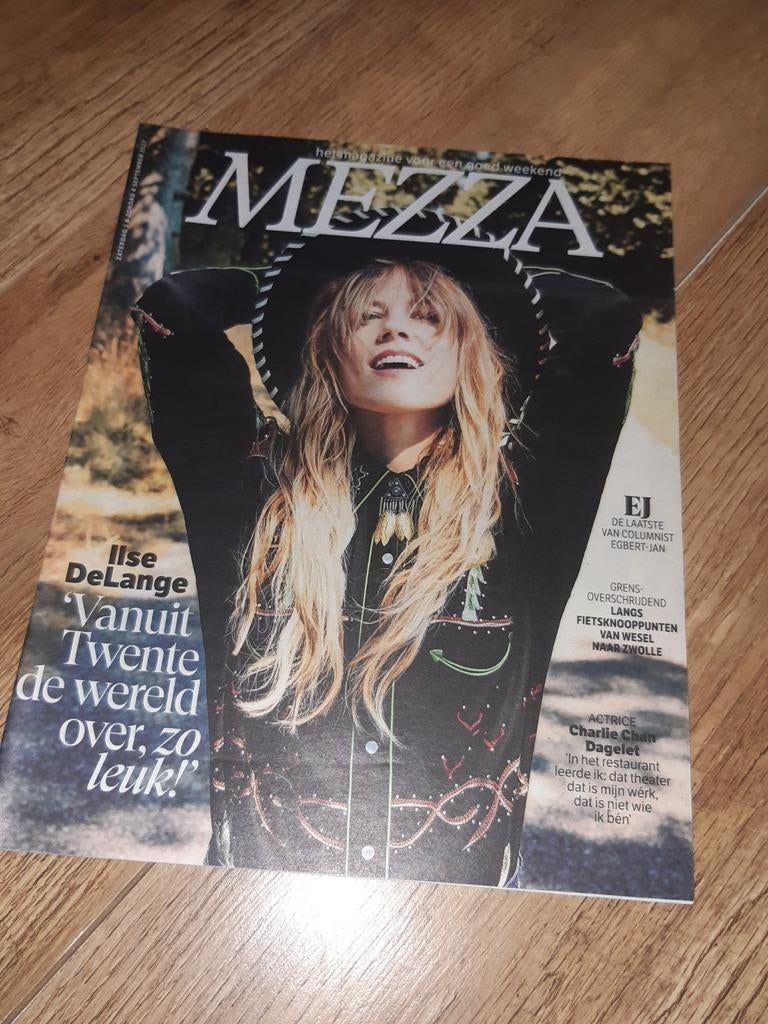 Mezza Magazine met Ilse DeLange en Charlie Chan Dagelet, Ophalen of Verzenden