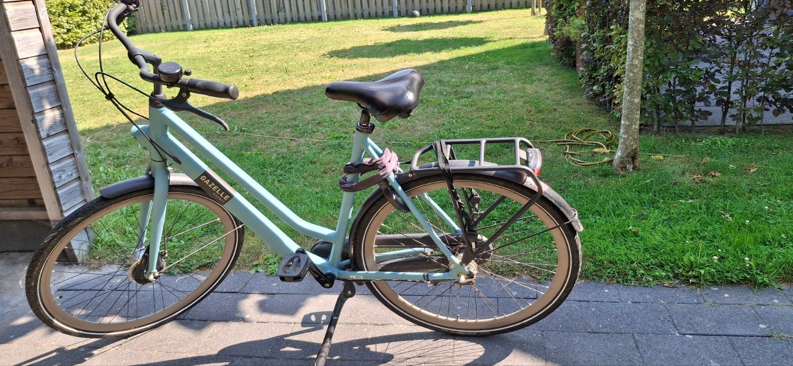 Gazelle Esprit Damesfiets - Lichtblauw - Gebruikt, Ophalen, Gebruikt, Versnellingen, 50 tot 53 cm