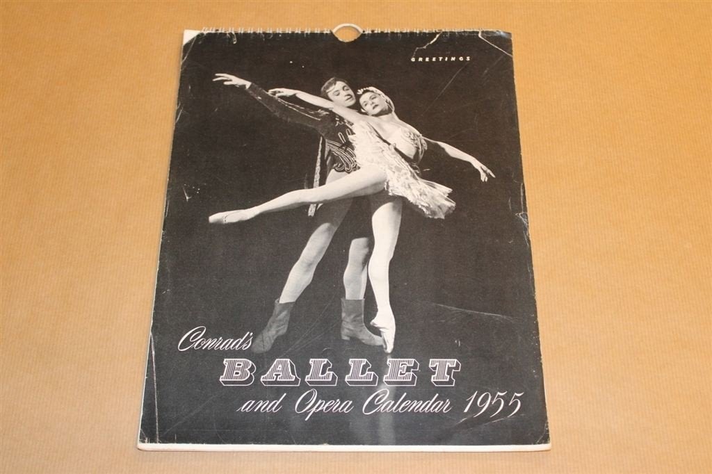 Conrad\'s Ballet and Opera Calendar - 1955 !!, Ophalen of Verzenden, Zo goed als nieuw, Cabaret